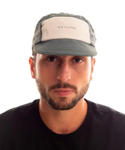 Boné Kayland 5 Panel Biker Cinza
