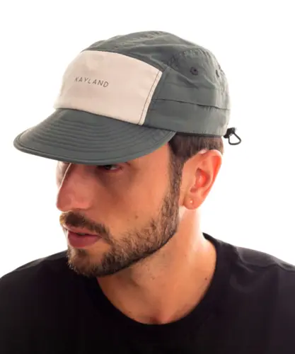 Boné Kayland 5 Panel Biker Cinza