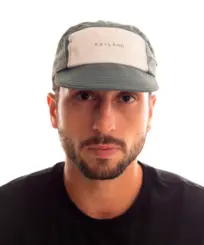 Boné Kayland 5 Panel Biker Cinza
