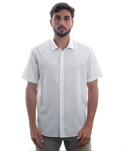 Camisa Kayland Key Manga Curta Off White