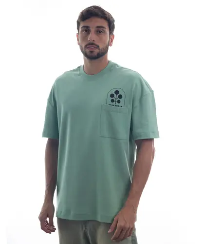 Camiseta Kayland Especial Wide Flowers Verde Menta