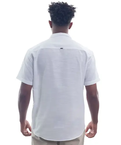 Camisa Kayland Manga Curta Virada Branco