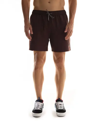 Shorts Kayland Volley Basic Marrom Café