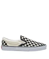 Tênis Vans Classic Slip On Black White Checkerboard