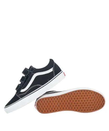 Tênis Vans Old Skool V Suede Canvas Black True White