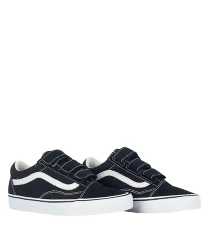 Tênis Vans Old Skool V Suede Canvas Black True White