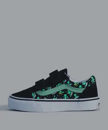 Tênis Old Skool V Glow Cosmic Cruisers Black Green