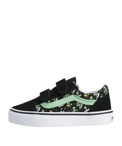 Tênis Old Skool V Glow Cosmic Cruisers Black Green