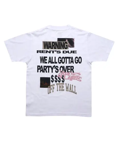 Camiseta Vans Warning Signs 4 Life SS White