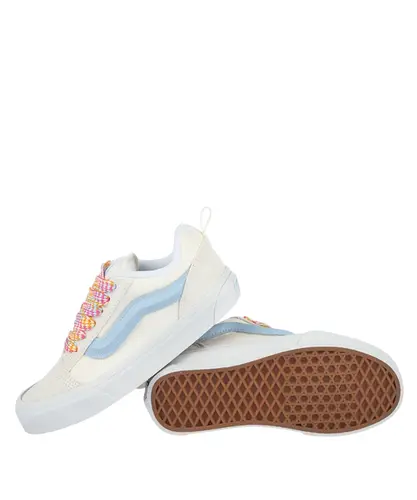 Tênis Vans Knu Skool Oversized Lace White Blue