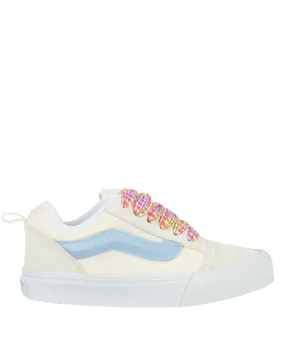 Tênis Vans Knu Skool Oversized Lace White Blue