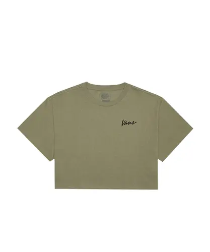 Camiseta Vans Classic Script Bay Leaf