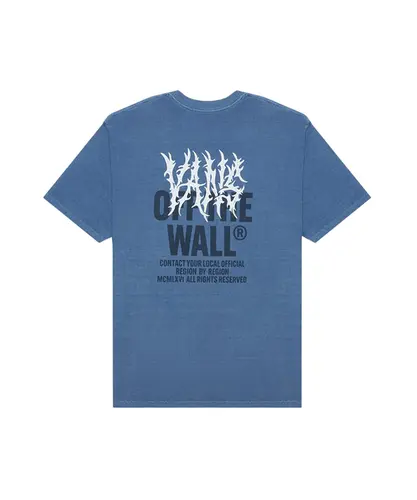 Camiseta Vans Metal Wall Wash SS Tranquil Blue