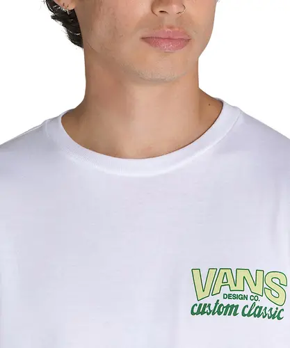 Camiseta Vans Shop Front SS White Sunny Yellow