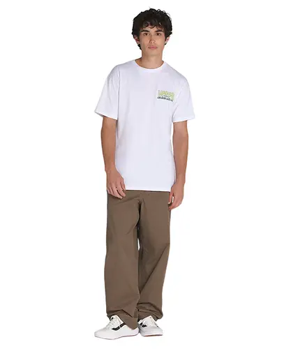 Camiseta Vans Shop Front SS White Sunny Yellow