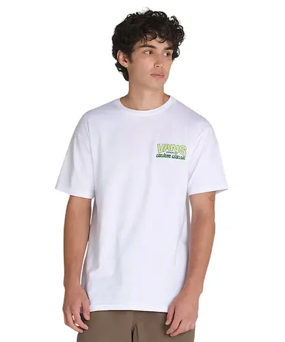 Camiseta Vans Shop Front SS White Sunny Yellow