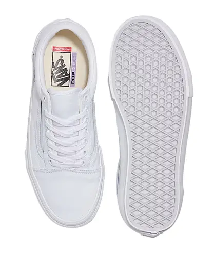 Tênis Vans Skate Old Skool True White