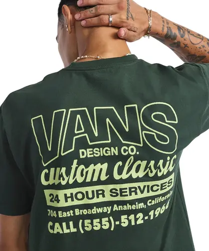 Camiseta Vans SS Shop Front Dried Kelp