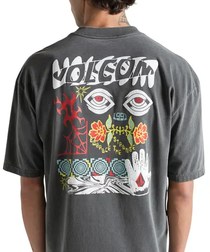 Camiseta Volcom Brain Storm Preto - Camiseta Volcom Brain Storm