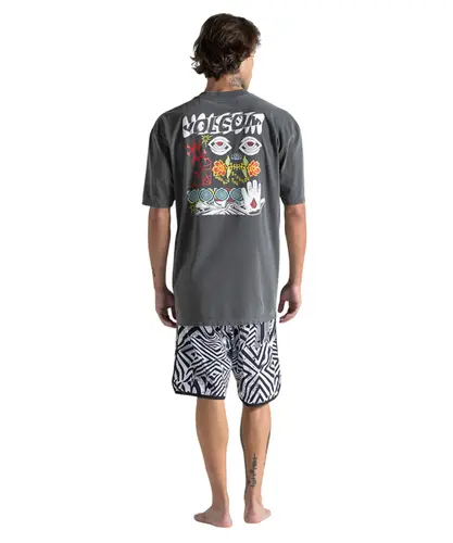 Camiseta Volcom Brain Storm Preto