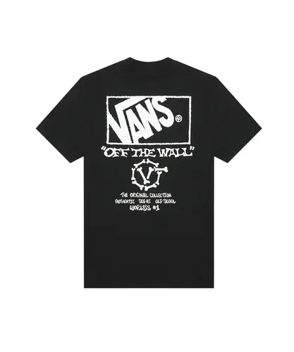 Camiseta Vans Circle Bones SS Black