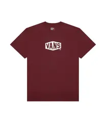 Camiseta Vans SS Hex Bordeaux White