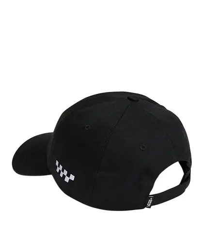 Boné Vans Check Side Curved Bill Jockey Black