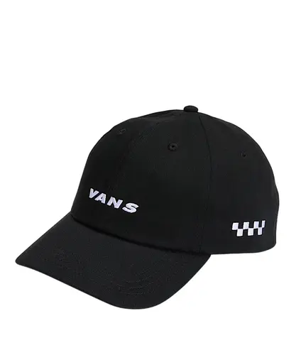 Boné Vans Check Side Curved Bill Jockey Black
