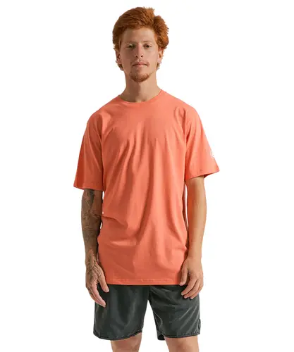 Camiseta Volcom Solid Stone Vermelho
