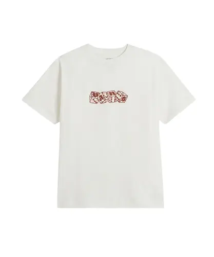 Camiseta Vans No Dice SS Marshmallow