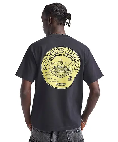Camiseta Vans SS Scratched Records Black