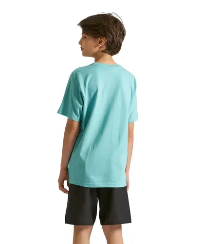 Camiseta Volcom Iconic Juvenil Azul