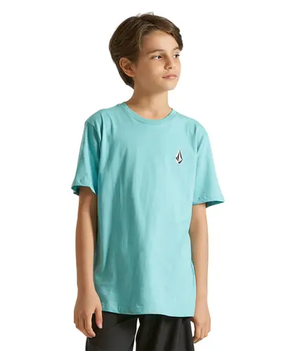 Camiseta Volcom Iconic Juvenil Azul