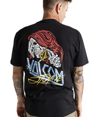 Camiseta Volcom Dropped Preto