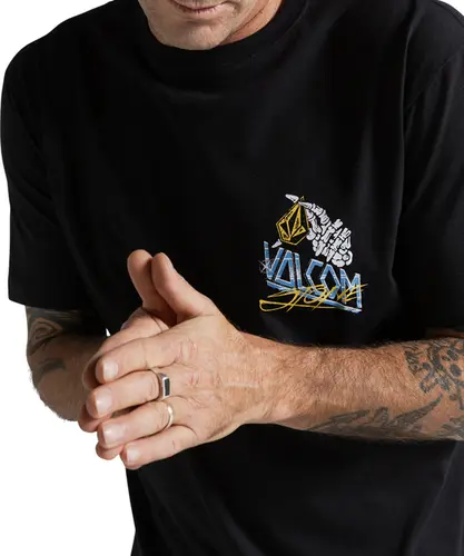 Camiseta Volcom Dropped Preto