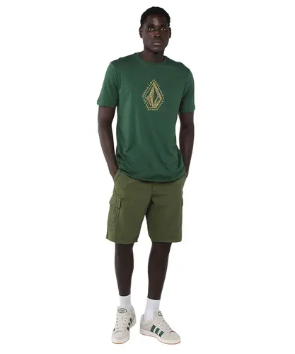 Camiseta Volcom Silk Oxide Verde Escuro