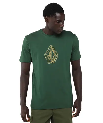 Camiseta Volcom Silk Oxide Verde Escuro