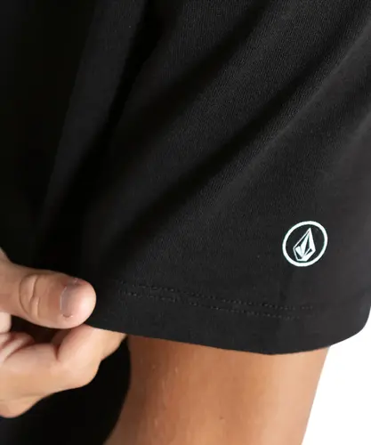 Camiseta Volcom Comfort Circle Solid Preto