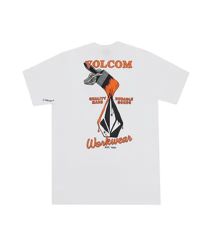 Camiseta Volcom Enamel Branco