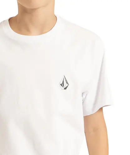 Camiseta Volcom Iconic Juvenil Branco