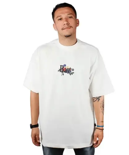 CAMISETA NEW OVER BORDADO