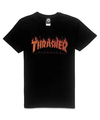 CAMISETA THRASHER FLAME HALFTONE