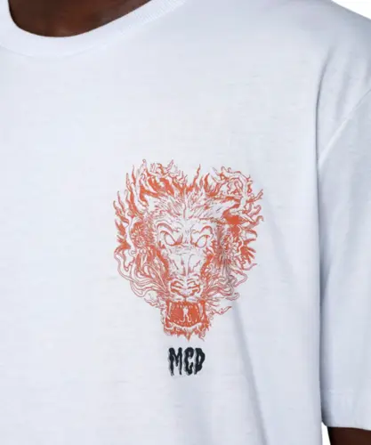 Camiseta Regular MCD x Bailon Draco Branco