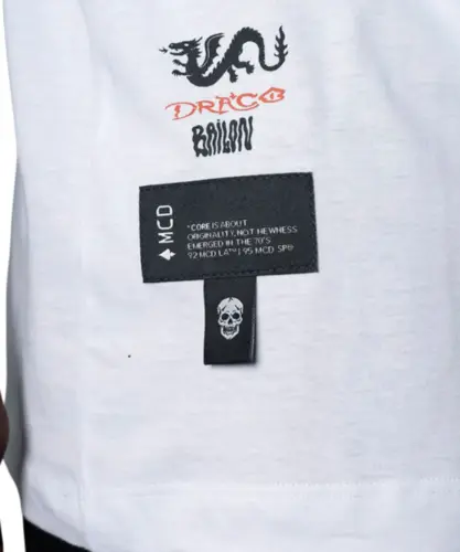 Camiseta Regular MCD x Bailon Draco Branco