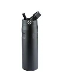 Garrafa Térmica Aerolight Flip Stanley Straw Black 473ML