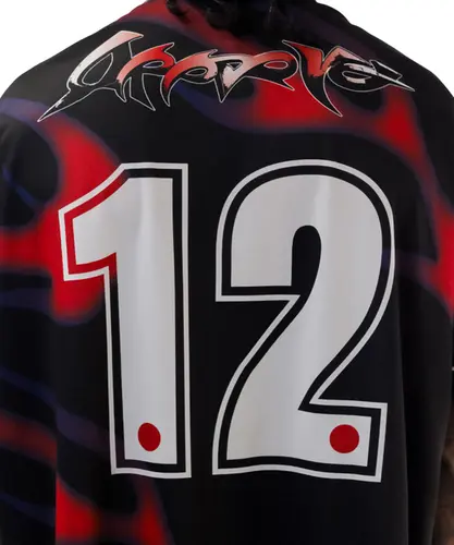 Camiseta Polo Huge Approve Flames Preto