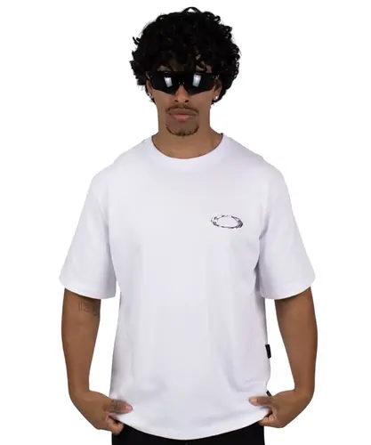 Camiseta Oakley Ellipse Sharp Metal Branco