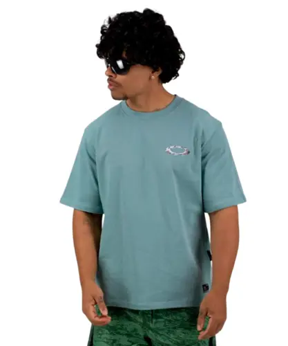 Camiseta Oakley Ellipse Sharp Metal Tee Verde Claro