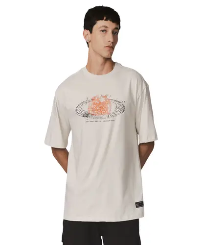 Camiseta Oakley Hologram Science Mist Branco