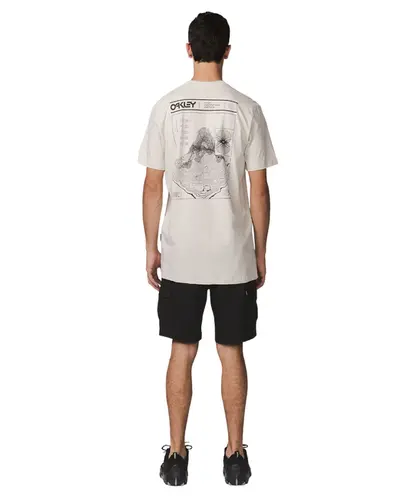 Camiseta Oakley Topography Map SS Tee Branco